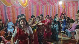 Spiritual Energy Unleashed: Women's Dance Offering to Maa Durga in Bodhgaya