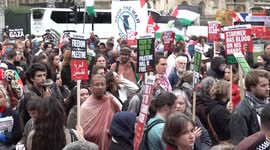UK: Protest in London against Israel’s attack on Gaza aid flotilla activists