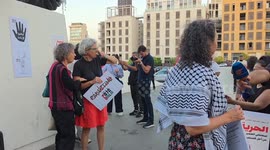 Lebanon: Protest held in Lebanon in support of Global Sumud Flotilla
