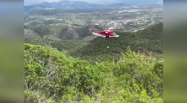 Italy: Daring Helicopter Rescue Saves Man After Car Plunges Into Ravine In Salerno