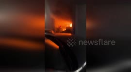 US: Off-Duty Firefighter Rushes Into Garage Blaze To Save Residents