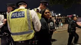 Police lose control of Global Sumud protesters as they block roads in Central London