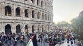 Italy: Solidarity rally in Rome condemns Israeli attack on Global Sumud Flotilla