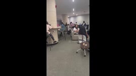 Chinese exchange student, 21, seen assaulting janitor at lounge in Singapore university