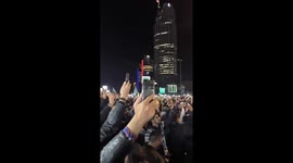 Pro-Palestinian rally for Global Sumud Flotilla in Istanbul, Turkey