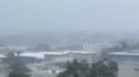 Rain sweep through Florida as cold fronts move in from the Atlantic
