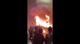 Gen Z protest in Morocco escalates as protesters set fire on street
