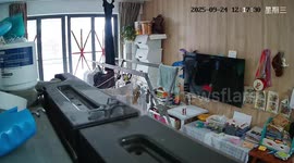 Typhoon Ragasa shatters balcony glass doors in China