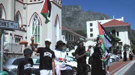 PROTEST CALLS FOR MANDELA RELEASE BY ISRAEL AFTER FLOTILLA INTERCEPTION