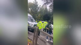 Counterterrorism police descend on Manchester suspect’s house