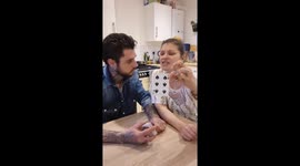 Card Trick Seals Your Card In Unopened Deck And Cupcake Mix