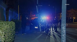 US, Los Angeles: Hyde Park Vehicle vs Pedestrian Collision