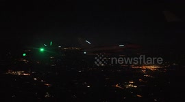 Poland: Night-Time Air-to-Air Refuelling Carried Out By Royal Air Force Over Poland During Eastern Sentry