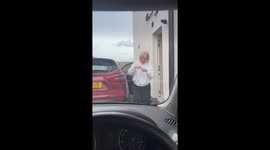 Irish mum blesses daughter’s new car with holy water