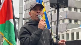 Sweden: Protest held in Stockholm over Israel’s attack on Global Sumud Flotilla