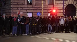 Italy: Clashes break out between police and protesters after demonstration in support of Palestine in Rome
