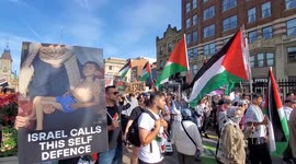 Canada: Pro-Palestinian demonstration held in Canada