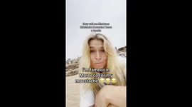 ‘Madame Moustache’ returns to Morocco - solo traveller’s beach reunion racks up 1.2 million views