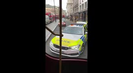 Police Chase in Oxford Circus