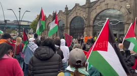 UK: Protest at Sheffield Over Global Sumud Flotilla Interception