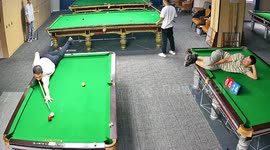 Man accidentally pockets billiard ball in his pants in Sichuan, China