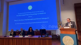 Sweden: 2025 Nobel Prize in Physiology or Medicine awarded to three scientists