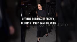 Meghan, Duchess of Sussex, Debuts at Paris Fashion Week