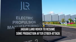 Jaguar Land Rover To Resume Some Production After Cyber-Attack