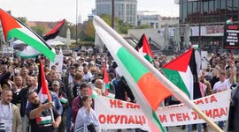 Bulgaria: Massive Pro-Palestinian Ptotest Takes Place in Sofia