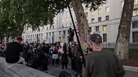 Protest against digital ID in the UK