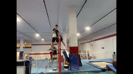 Gymnastics Coach Crashes Into Cement Pole