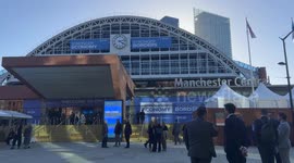UK: UK Conservative Party holds annual conference in Manchester