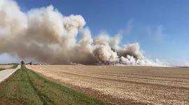 US: Cornfield Inferno Erupts Amid Extreme Dry Conditions