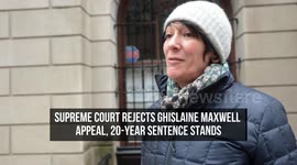 Supreme Court Rejects Ghislaine Maxwell Appeal, 20-Year Sentence Stands