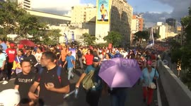 Venezuela: Maduro supporters rally outside UN Office in Caracas amid rising US tensions