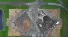 Kids' play park bulldozed after three villagers take legal action over noisy games