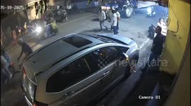 Man falls off tractor and gets pinned under vehicle's tyre in India