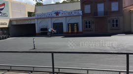 Warner Bros Movie World car show Accident
