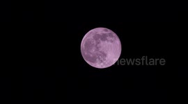 Harvest Moon over Chiang Mai: The night of the end of Buddhist Lent, a time of religious observance.