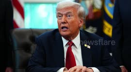 UNCAPTIONED: President Donald Trump Calls for Urgent Action in Gaza