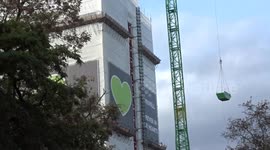 Grenfell Tower demolition is underway eight years after the deadly fire - Grenfell Road