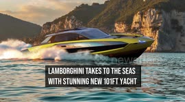 Lamborghini takes to the seas with stunning new 101ft yacht