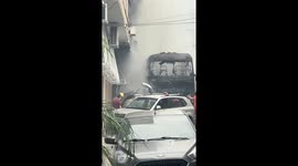 School Bus Catches Fire in Porto Alegre (Brazil) After Losing Brakes and Colliding With Cars