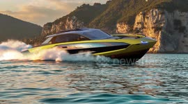 UNCAPTIONED: Lamborghini takes to the seas with stunning new 101ft yacht