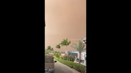 Sandstorm in Sao Paulo