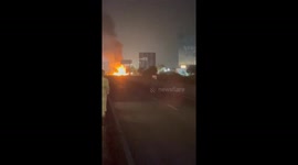 Multiple Explosions After LPG Truck Collision Halts Traffic on Jaipur-Ajmer Highway