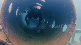 Underwater Art Performance for Peace