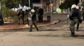 Greece: Clashes erupt at pro-Palestinian protest in Athens