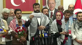 Türkiye: 15 Turkish activists from Global Sumud Flotilla return home after Israeli detention (3)