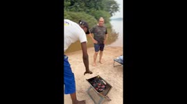 Touching Hot Coals on the Beach